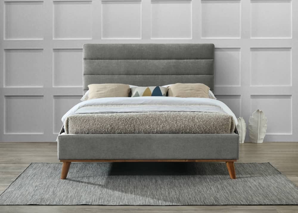 Mayfair 4ft6 Bedframe - Light Grey - Image 2