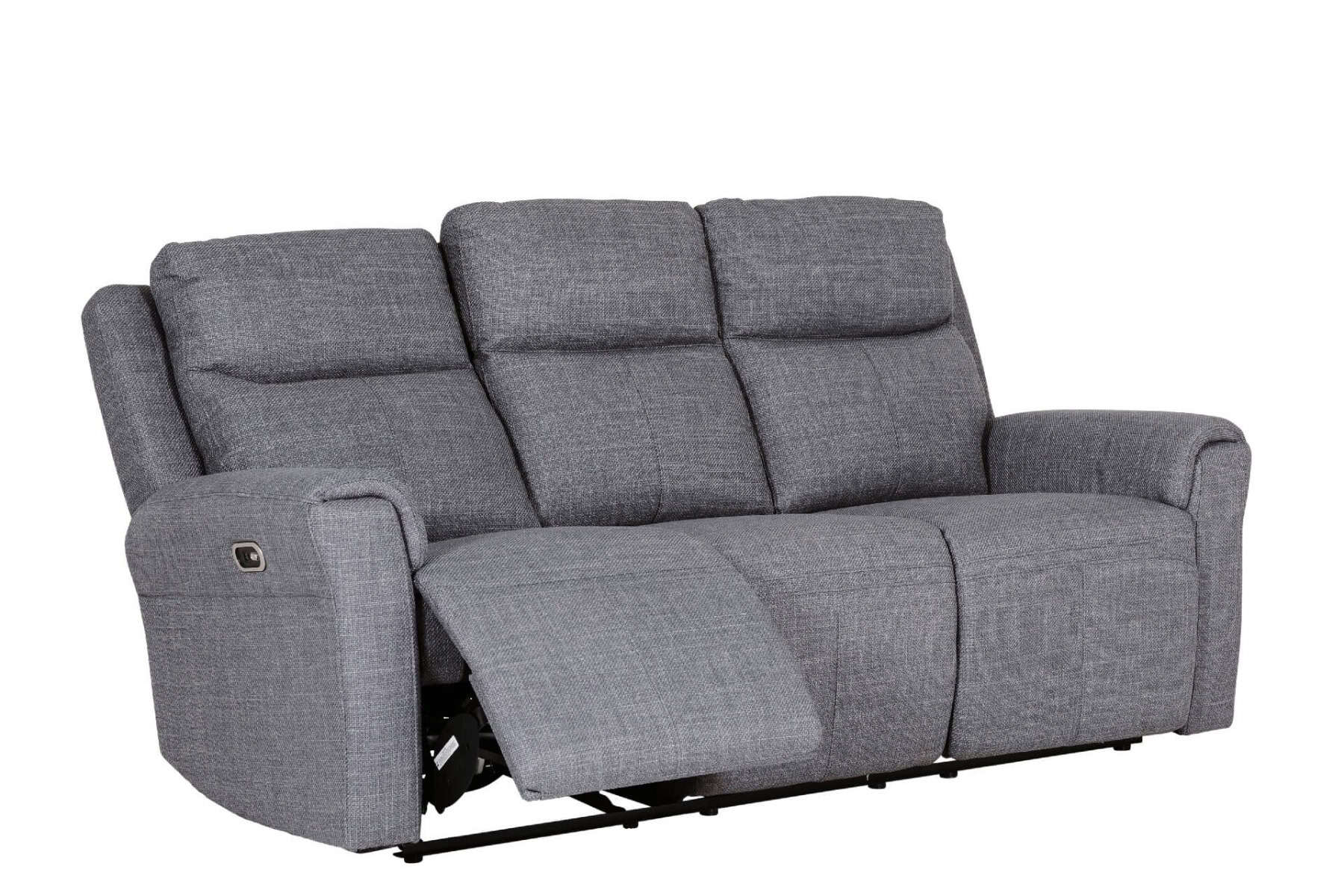 Russo 3 Seater Electric Recliner - Charcoal | Buy Online | Beds.ie