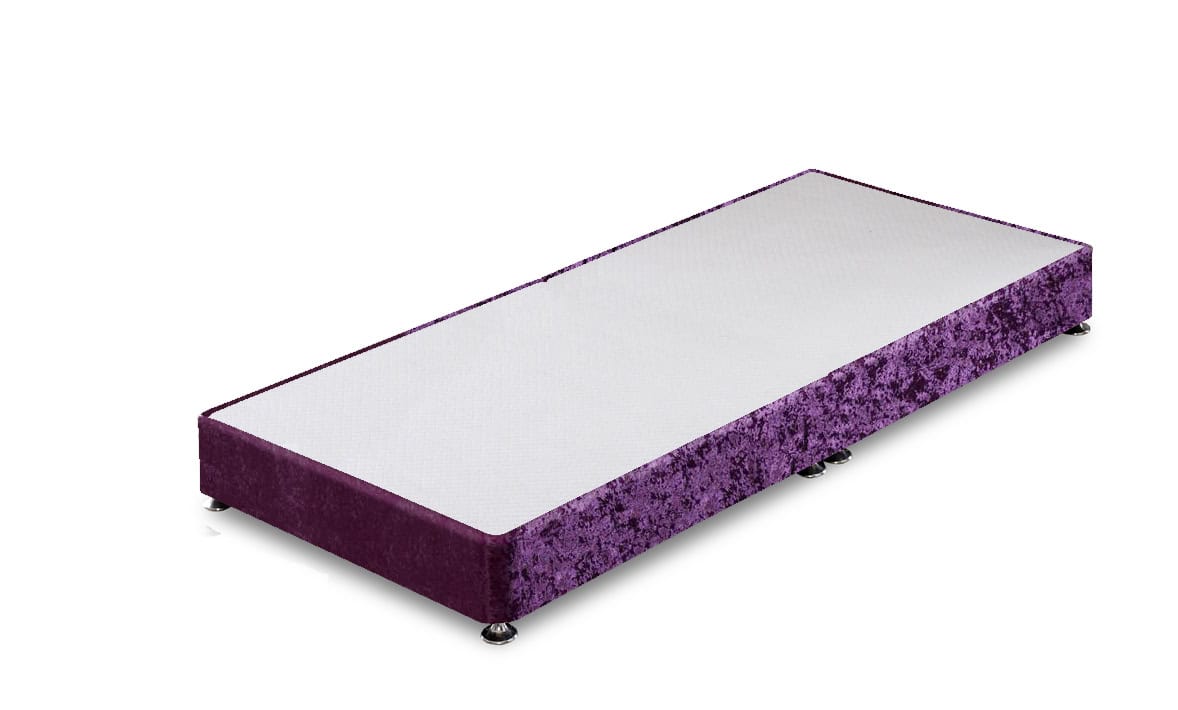 Apollo 3ft Glitz Purple Low Profile Divan Base | Buy Online | Beds.ie
