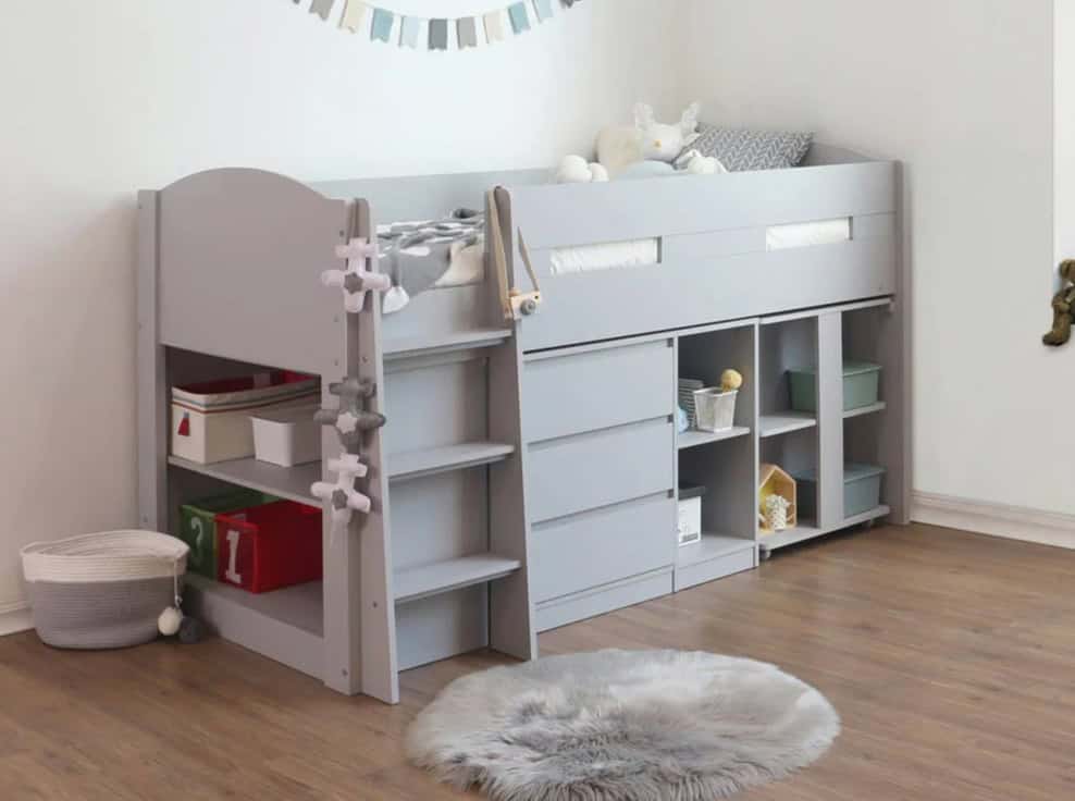 Flintshire Billie Midsleeper - Grey | Buy Online | Beds.ie