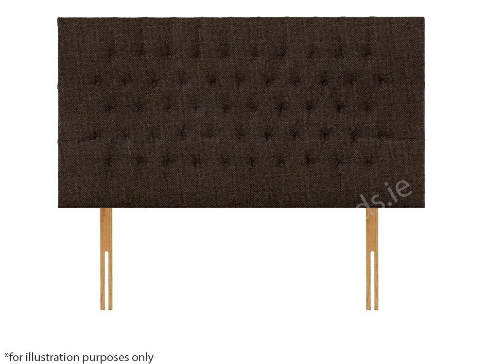 Apollo 6ft Lincoln Headboard - House Brown | Buy Online | Beds.ie