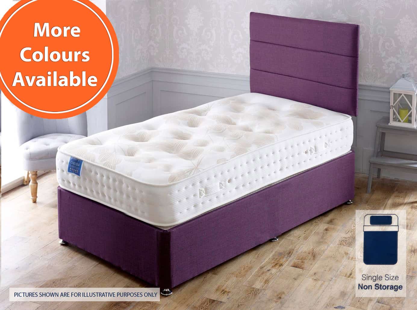 Apollo 2ft6 Chelsea Bed | Buy Online | Beds.ie