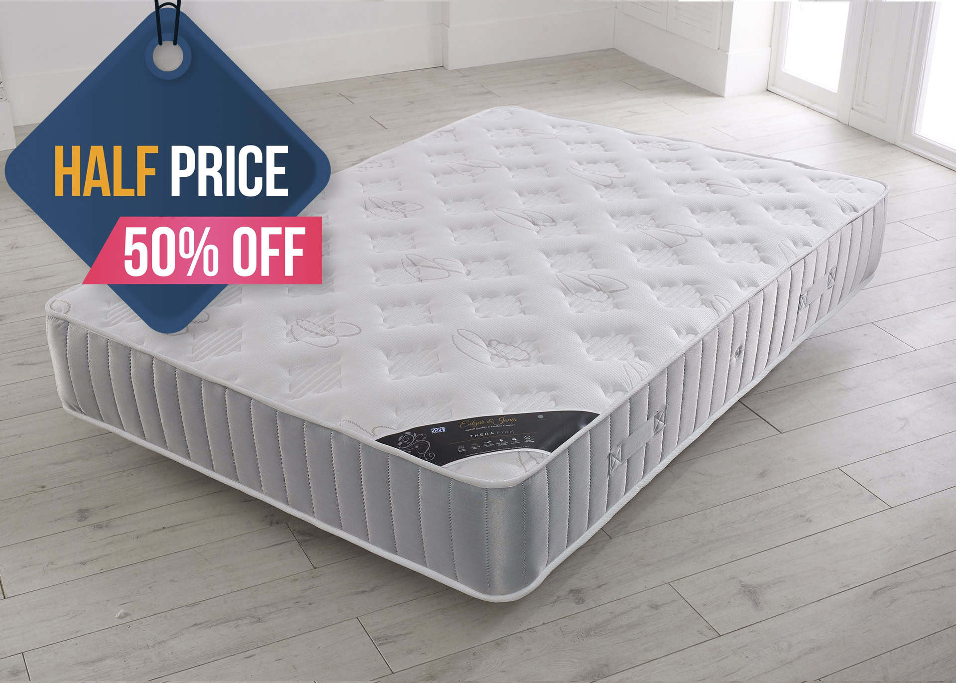 Edgar & Jones 5ft Therafirm Mattress | Buy Online | Beds.ie