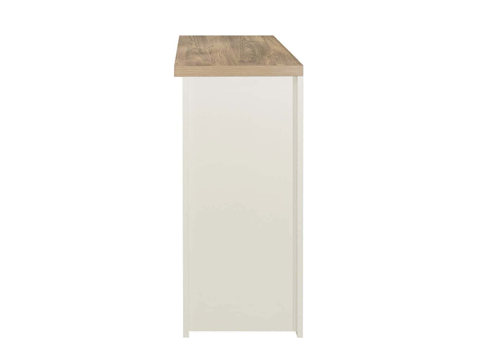 Highgate 2 Drawer Console Table - Cream & Oak - Image 6