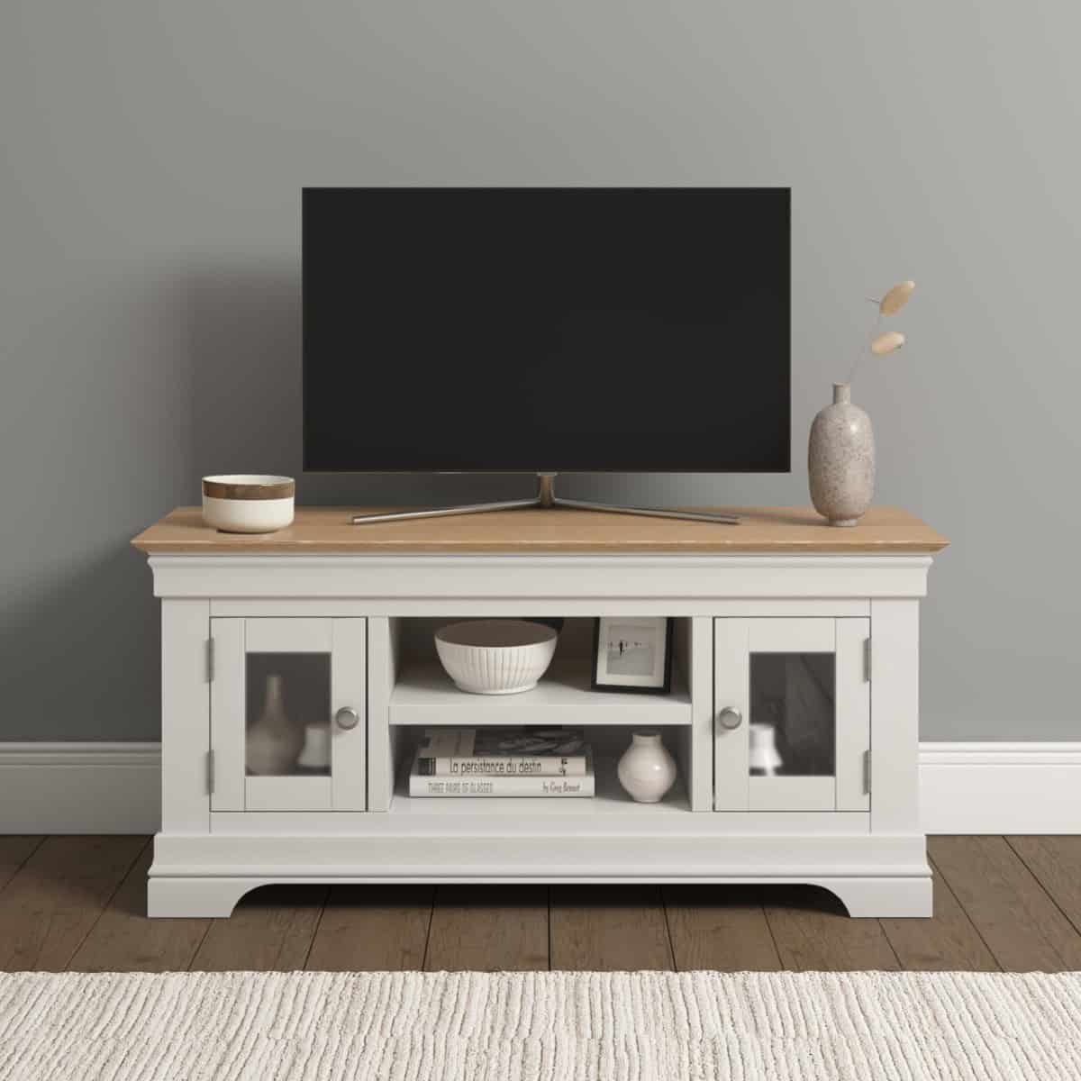Bordeaux Small TV Stand - Ivory - Image 2