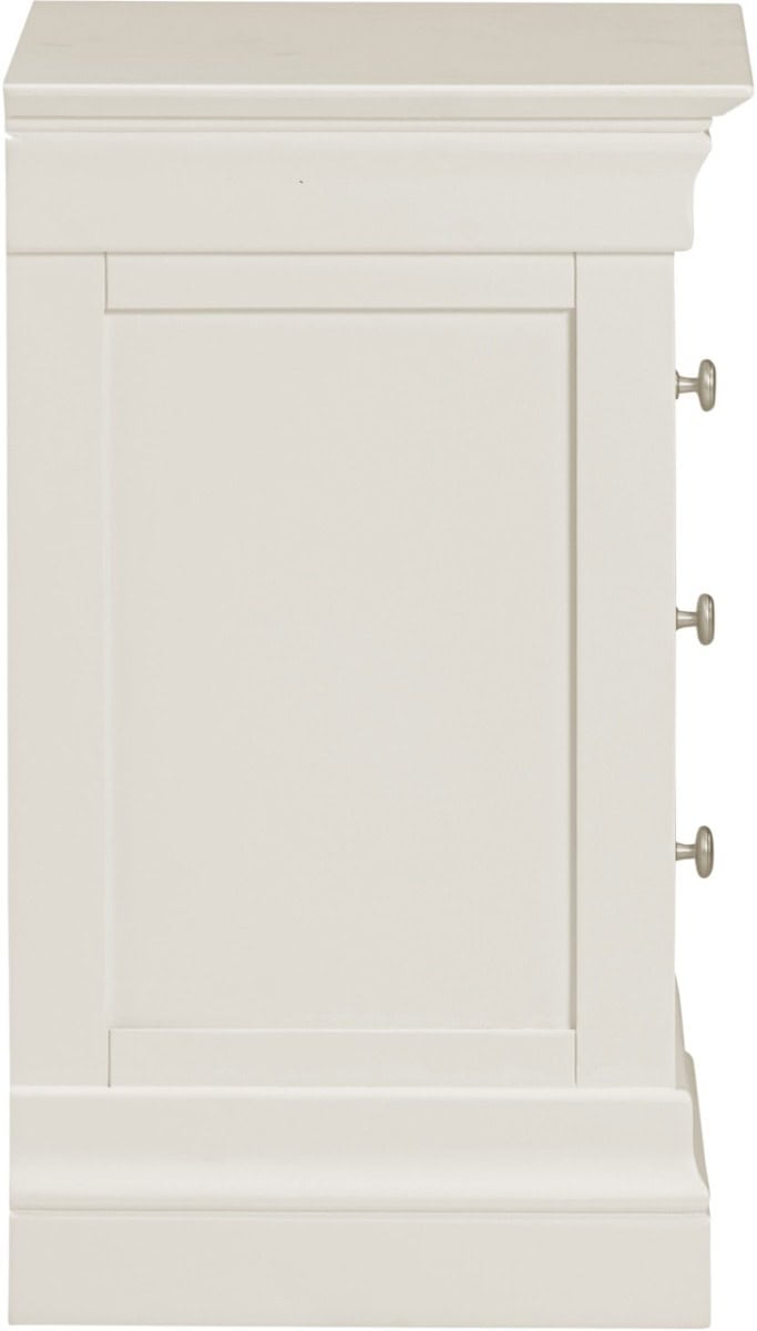 Bordeaux 3 Drawer Bedside - Ivory - Image 6