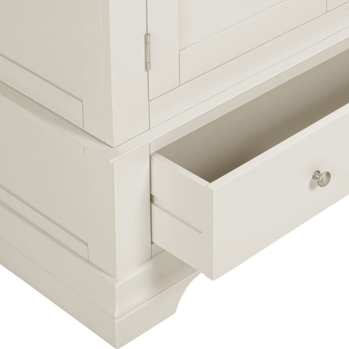 Bordeaux 2 Door Wardrobe - Ivory - Image 2