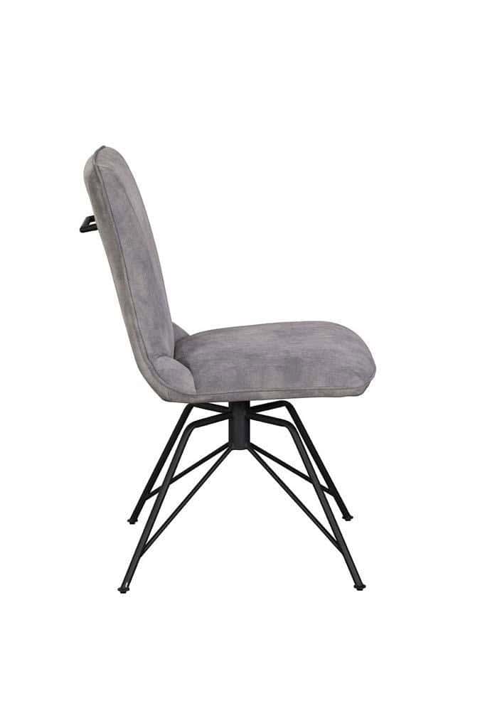 Lola Dining Chair (Pair) - Grey - Image 2