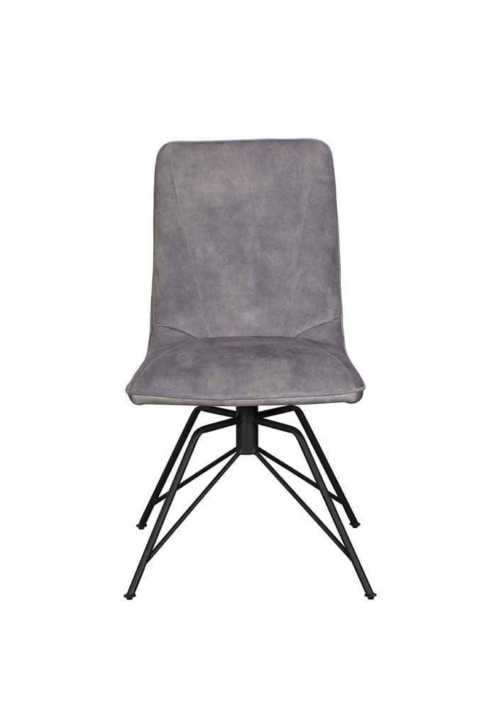 Lola Dining Chair (Pair) - Grey - Image 3