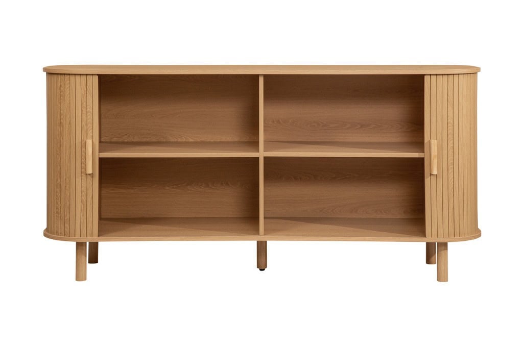 Axel 2 Door Fluted Sideboard - Oak - Image 2