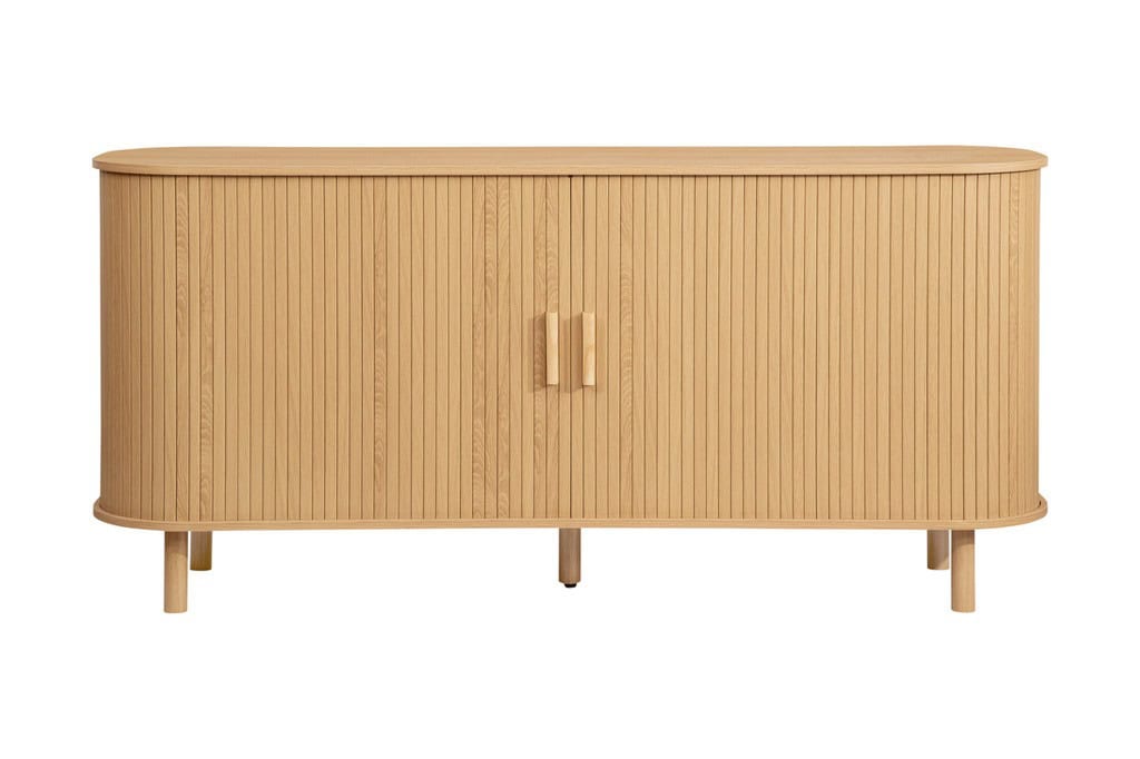 Axel 2 Door Fluted Sideboard - Oak - Image 4