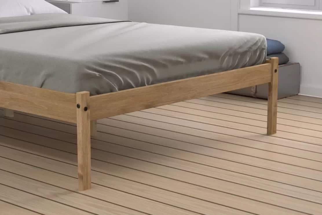 3ft Lisbon Bedframe - Waxed Pine - Image 3
