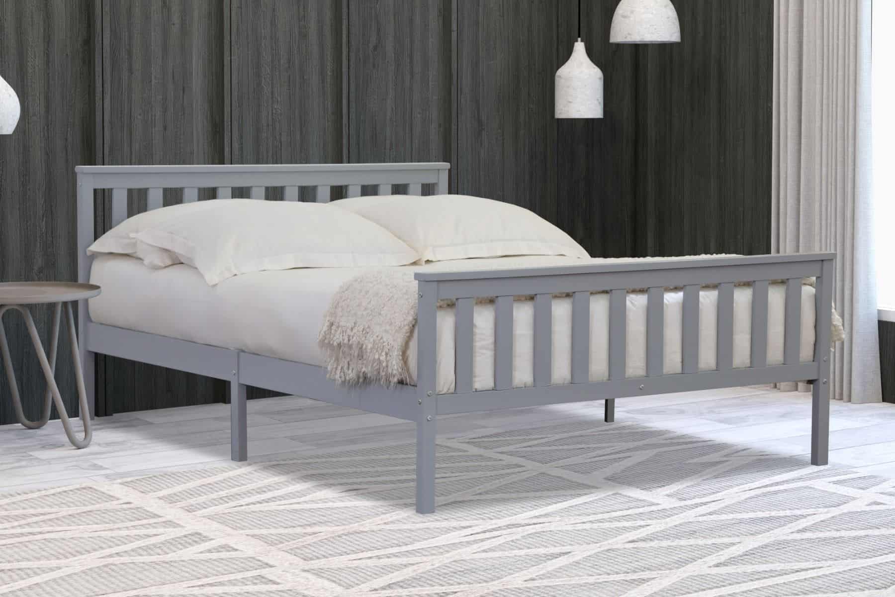 Flintshire 4ft6 Marnel Bedframe - Grey | Buy Online | Beds.ie
