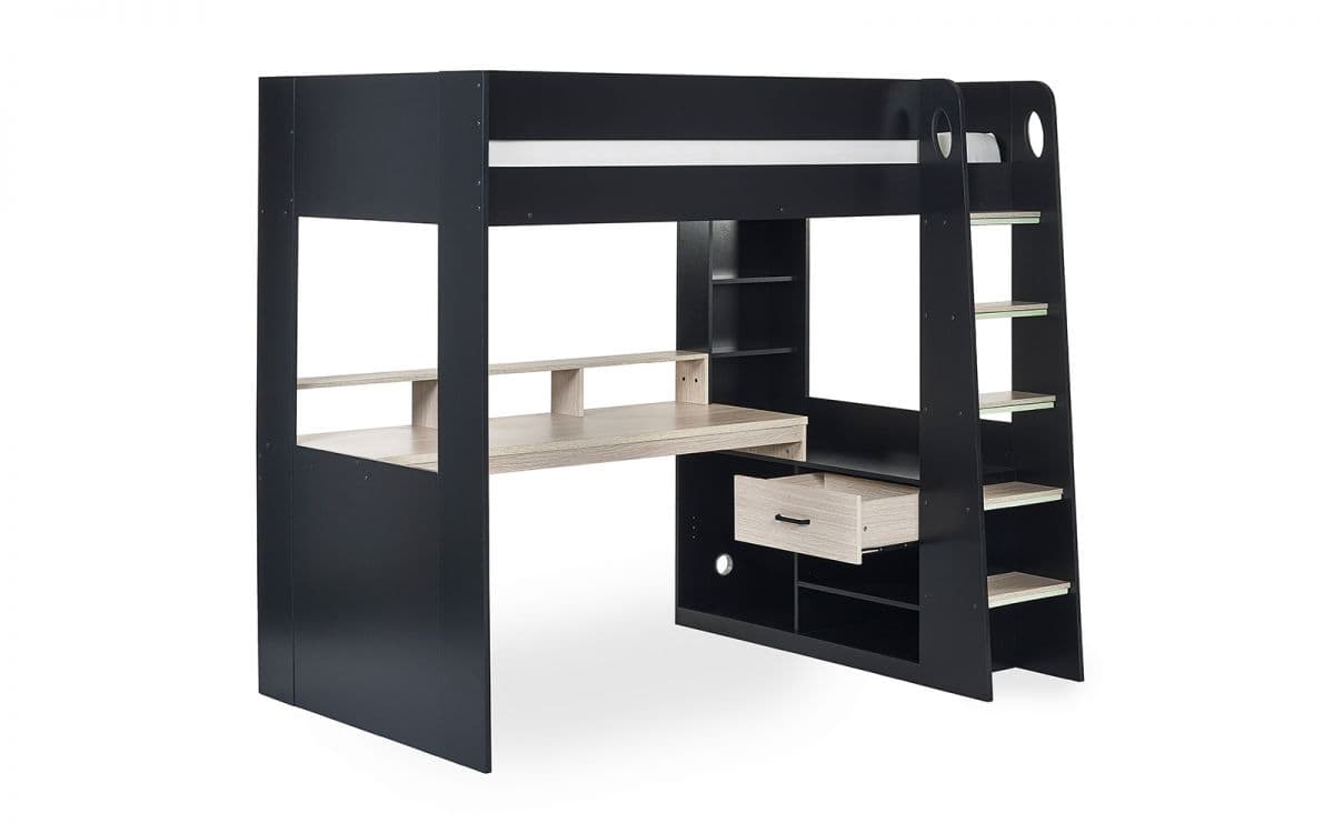 Blake Gaming Highsleeper - Black & Pale Wood - Image 6
