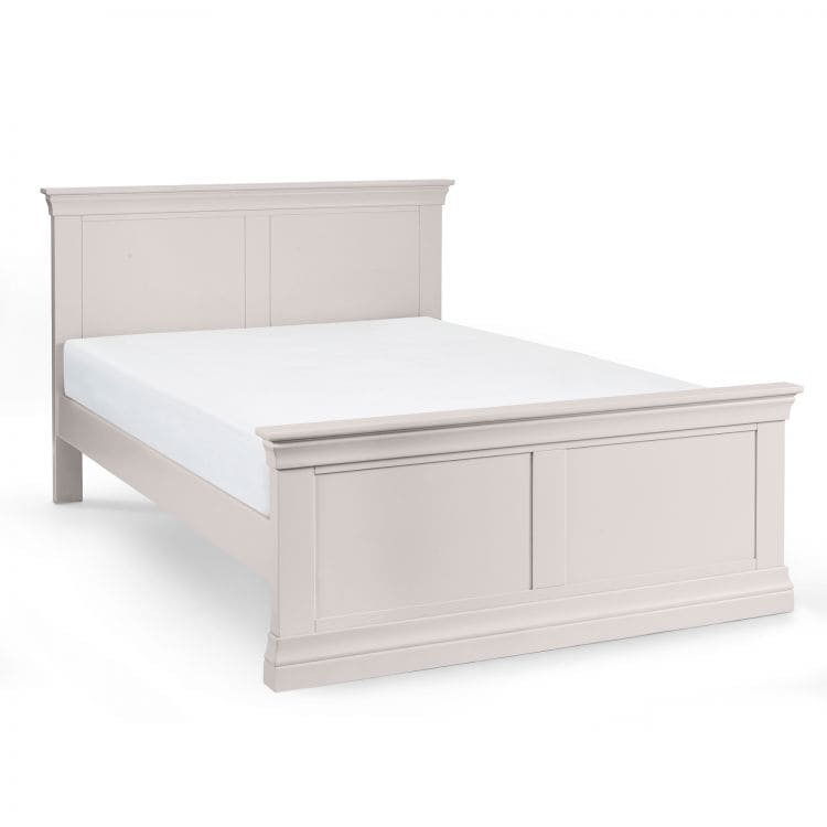 Rochelle 4ft6 Bedframe - Light Grey - Image 2