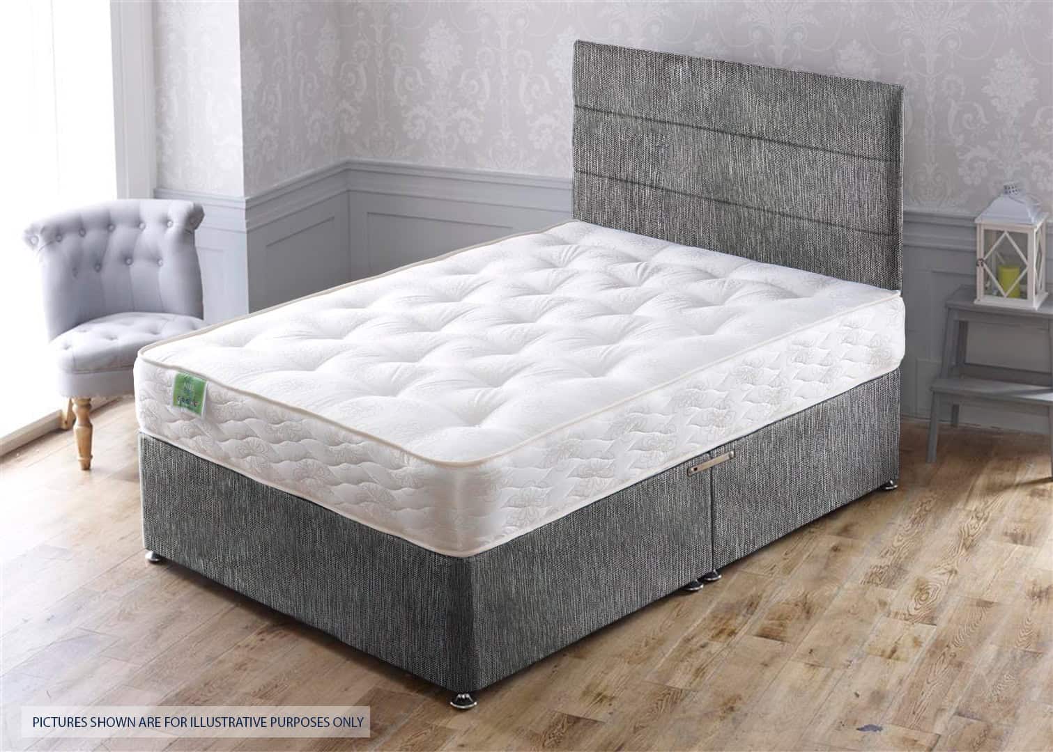 Apollo 4ft Nike Bed - House Grey | Buy Online | Beds.ie