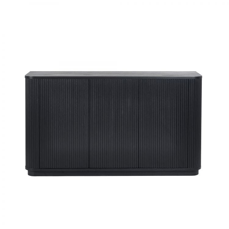 Louanne Fluted Sideboard - Black - Image 3