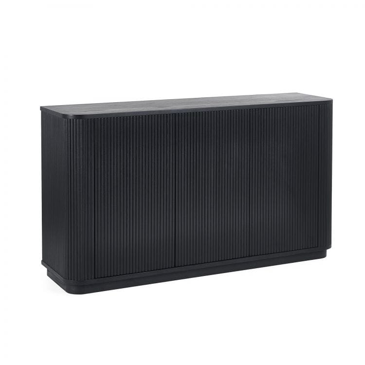 Louanne Fluted Sideboard - Black - Image 4