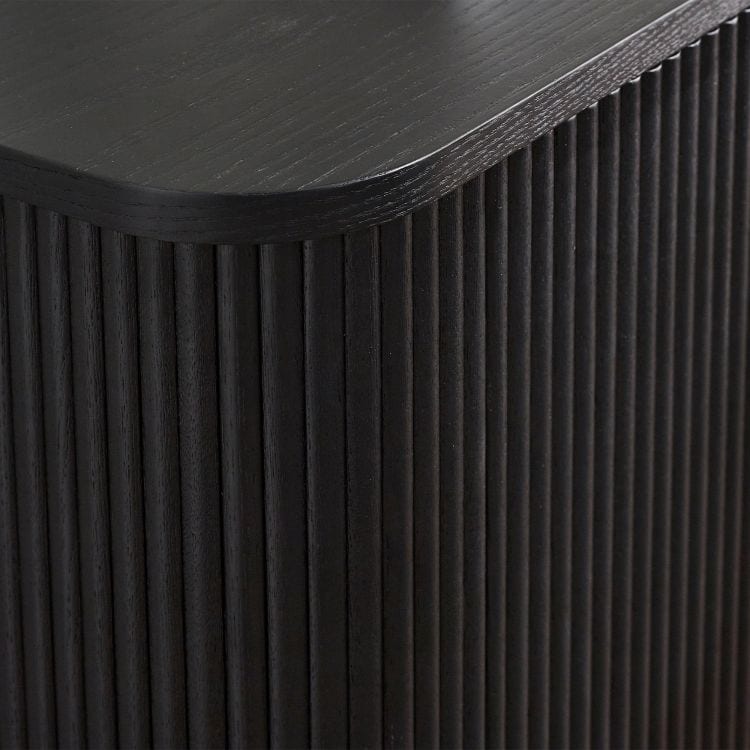Louanne Fluted Sideboard - Black - Image 7