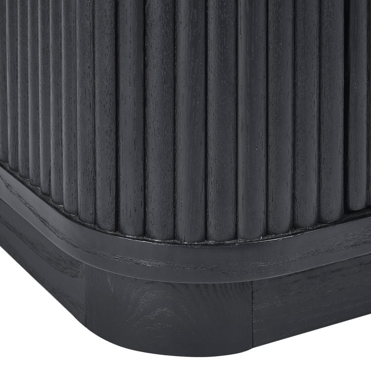 Louanne Fluted Sideboard - Black - Image 8