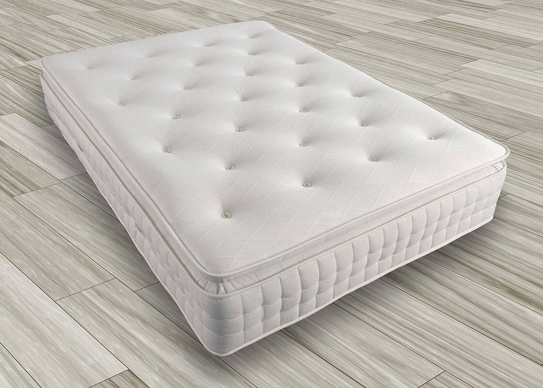 4ft6 Solitaire Pillowtop Divan Bed - Image 3