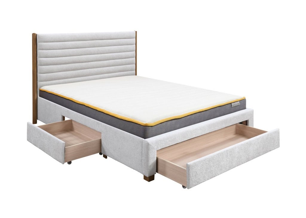 5ft Arabella Drawer Bedframe - Grey | Buy Online | Beds.ie