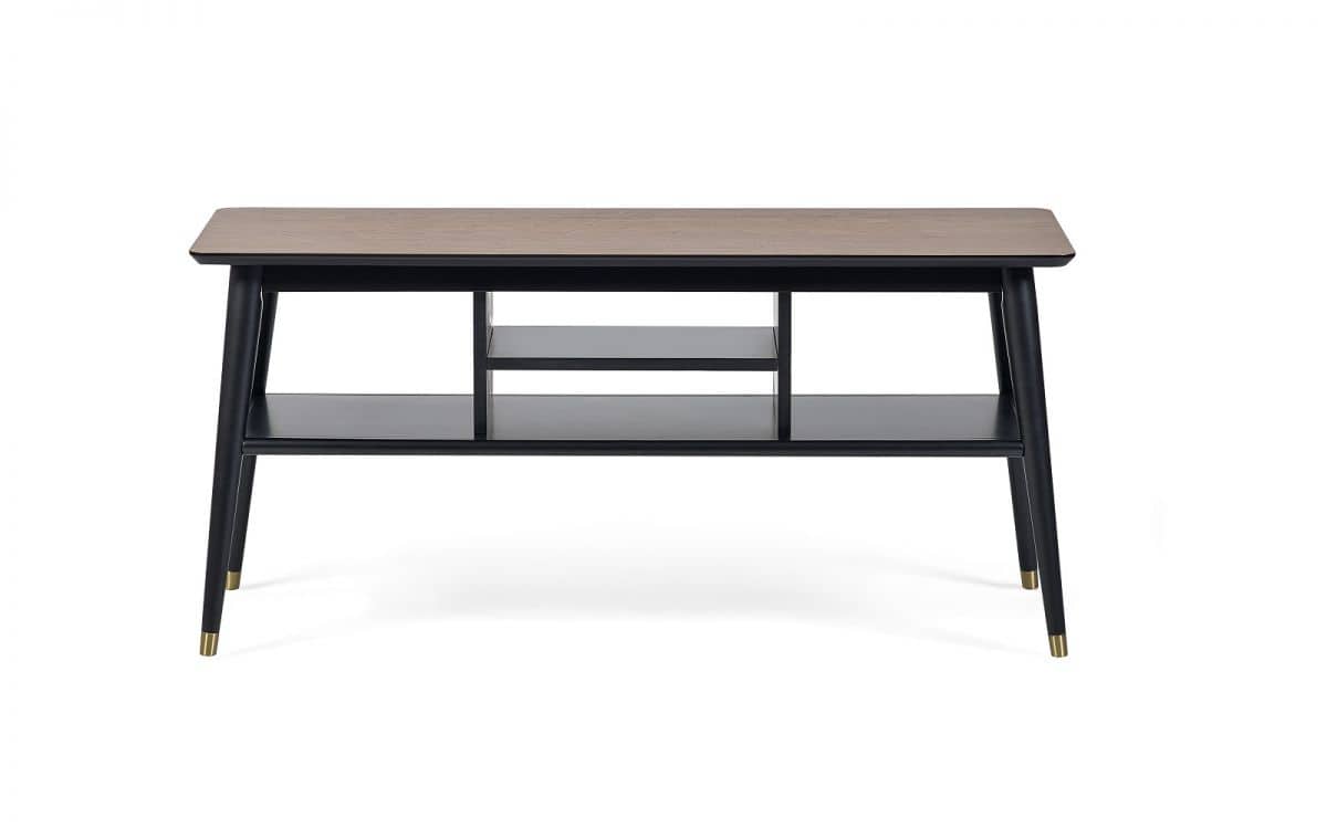 Fiona Media Unit - Walnut & Black - Image 3