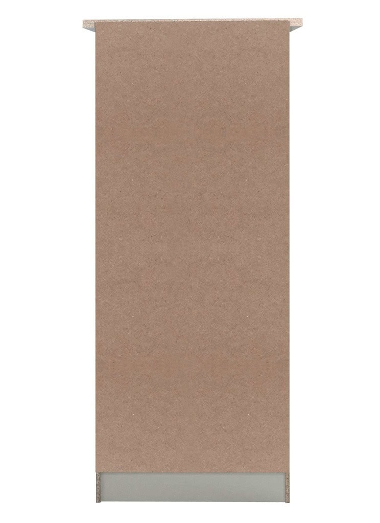 Highgate 2 Door Wardrobe - Grey & Oak - Image 6