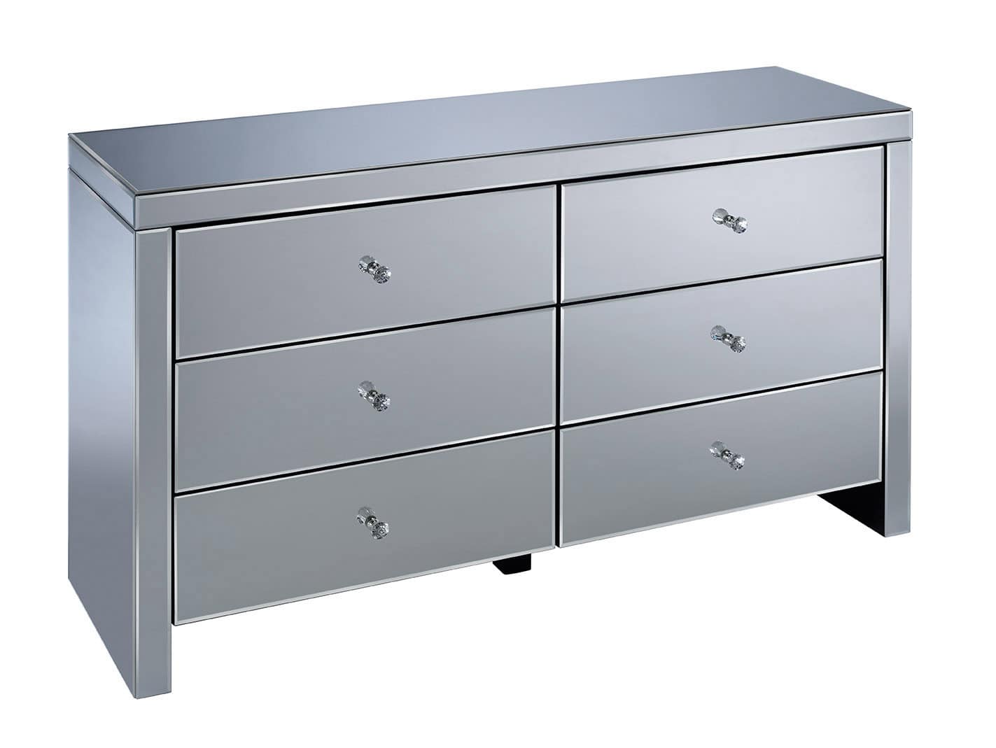Seville Mirrored 6 Drawer Chest - Image 2
