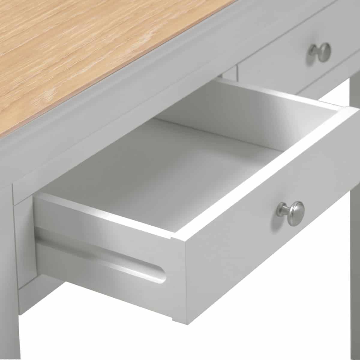 Bordeaux Console Table - Pebble Grey - Image 7