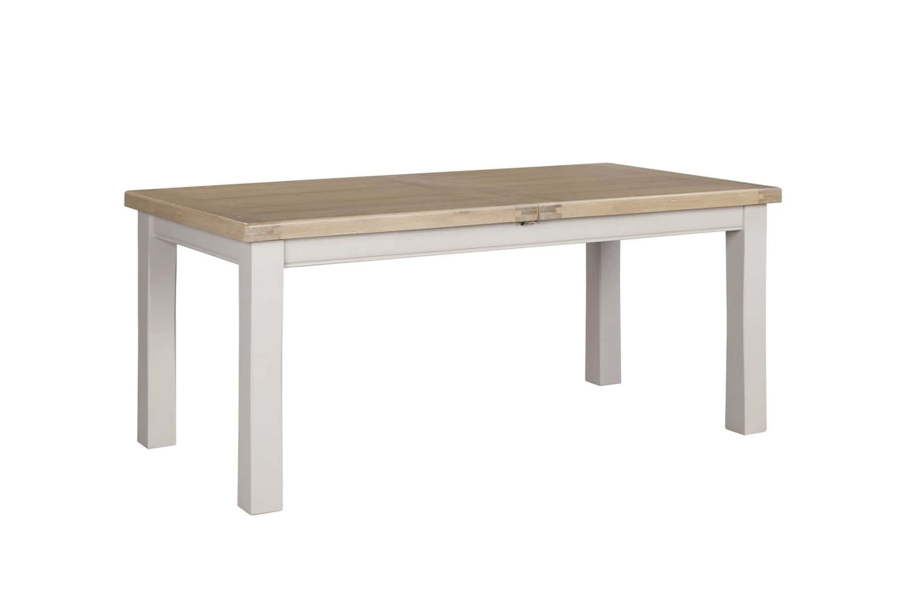 Doune Extending Dining Table (120cm-165cm) - Taupe | Buy Online | Beds.ie