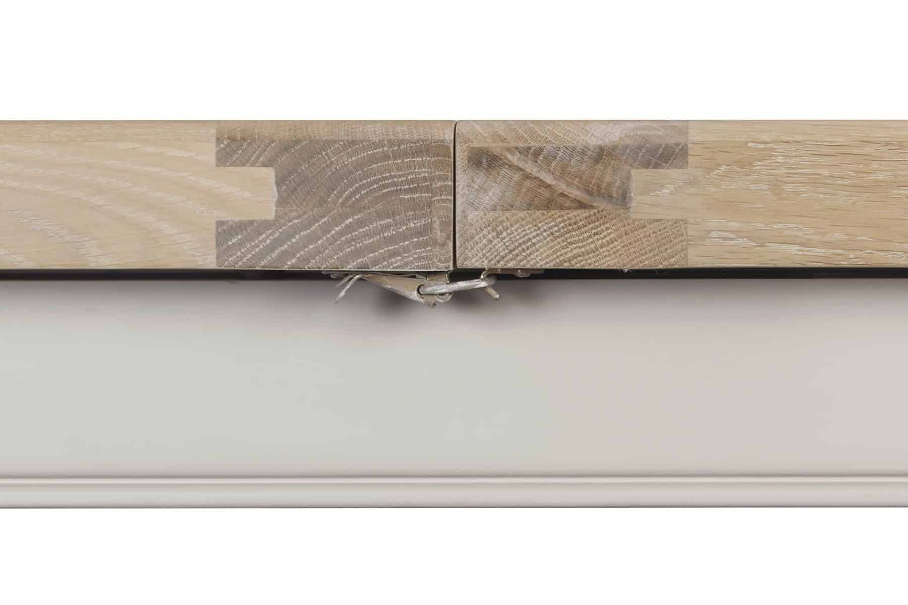 Doune Extending Dining Table (120cm-165cm) - Taupe - Image 8