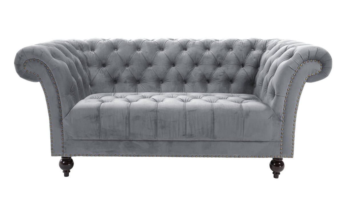 Chester Fabric 2 Seater Sofa - Grey | Buy Online | Beds.ie