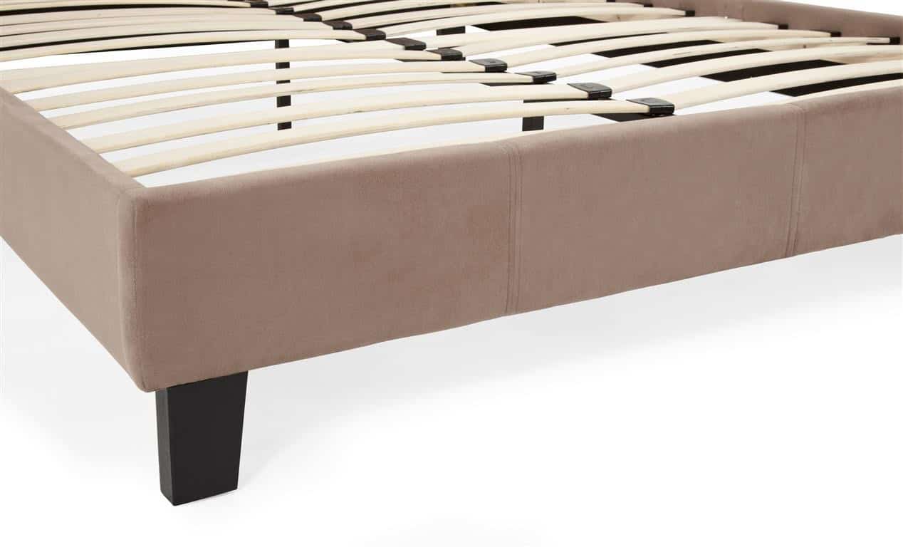 Evelyn 4ft6 Bedframe - Latte - Image 3