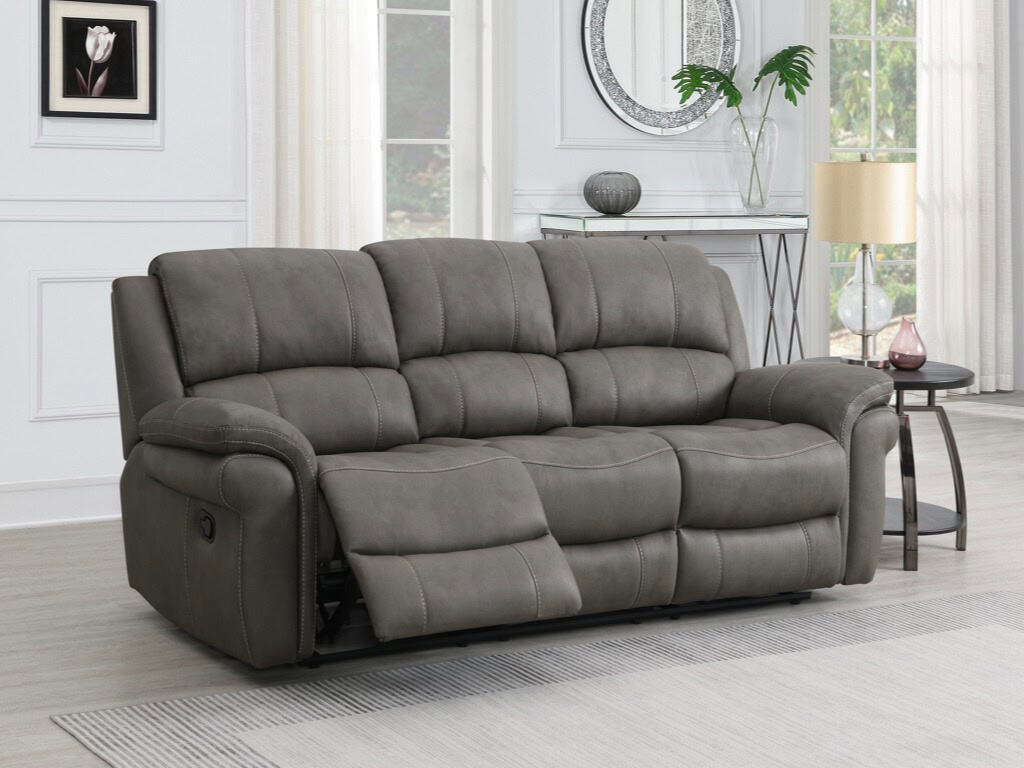 Farnham Ultra 3 Seater Manual Recliner - Grey | Buy Online | Beds.ie