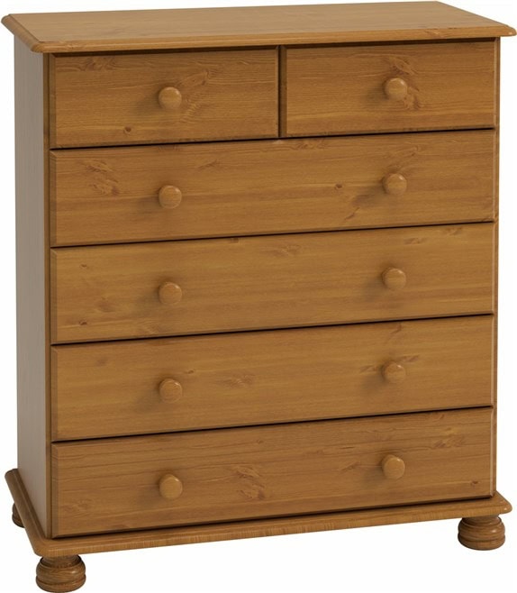 Richmond 2+4 Chest - Pine | Buy Online | Beds.ie
