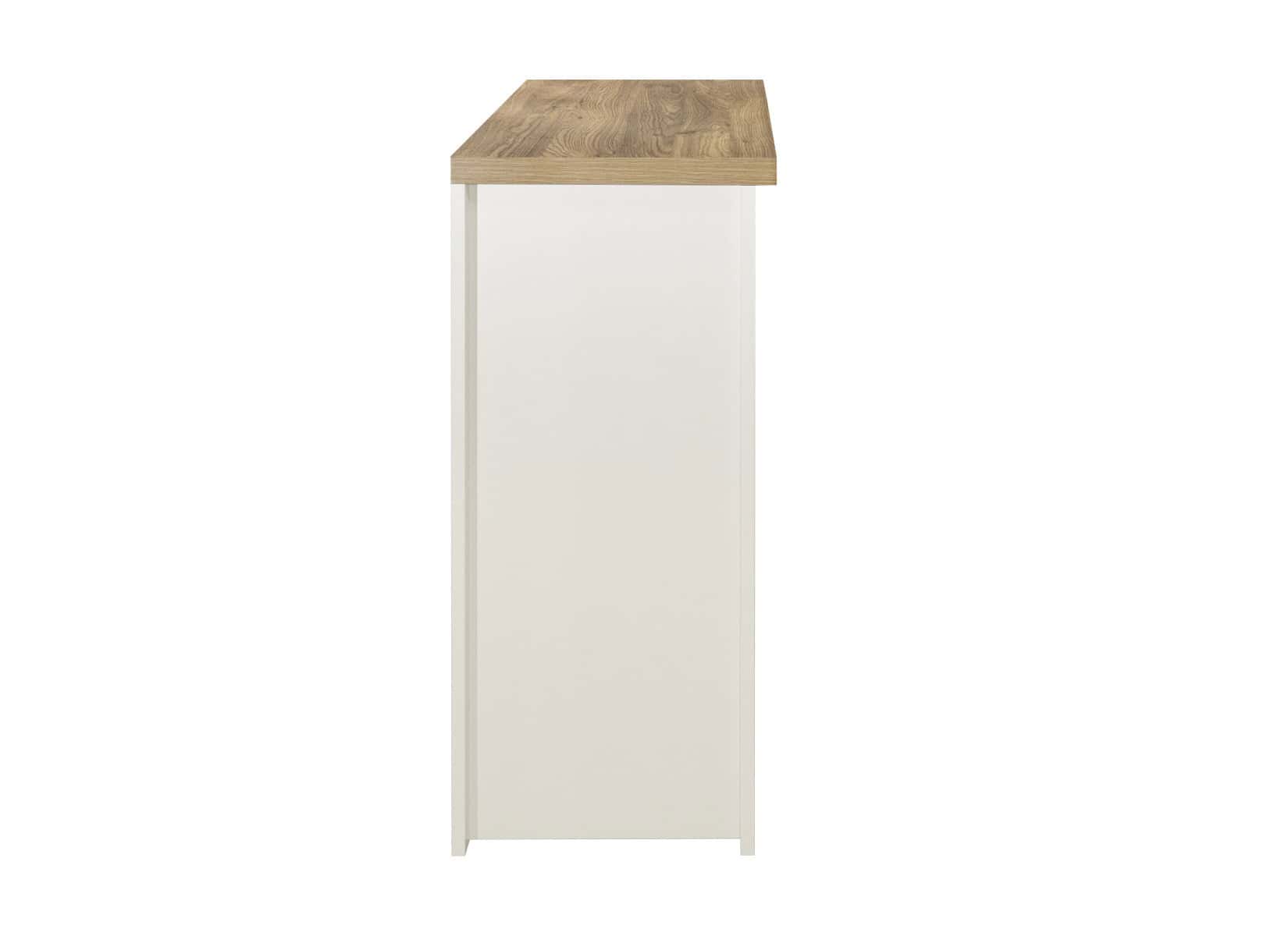Highgate 2 Door 2 Drawer Sideboard - Cream & Oak - Image 7