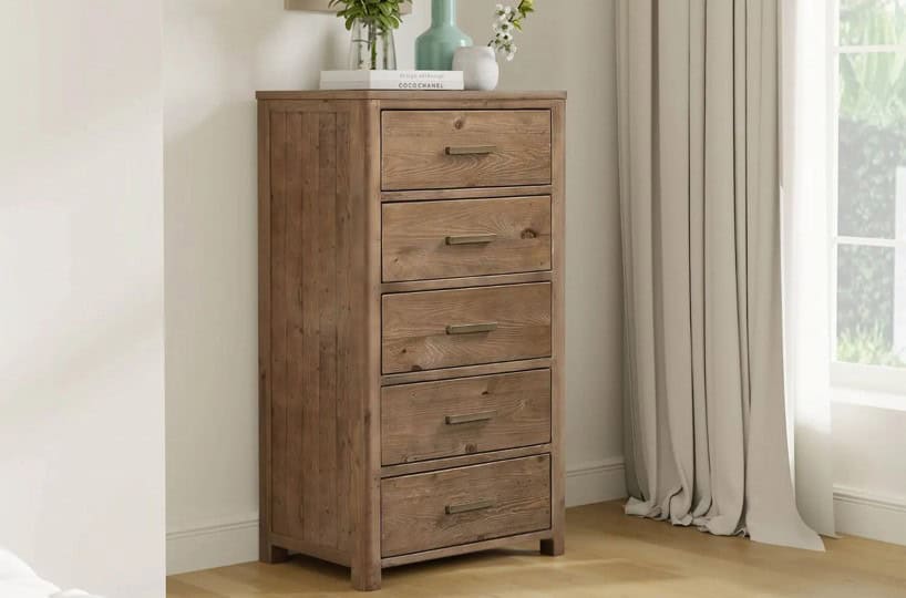 Inola Tall 5 Drawer Chest | Buy Online | Beds.ie