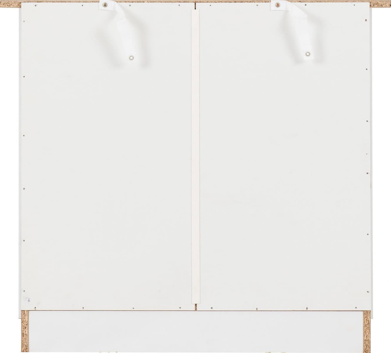 Portland 3 Drawer Chest - White & Oak - Image 7