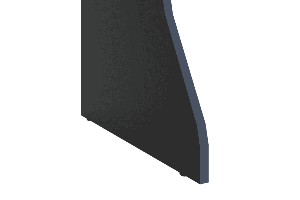 Enzo Gaming Computer Desk - Black & Blue - Image 5