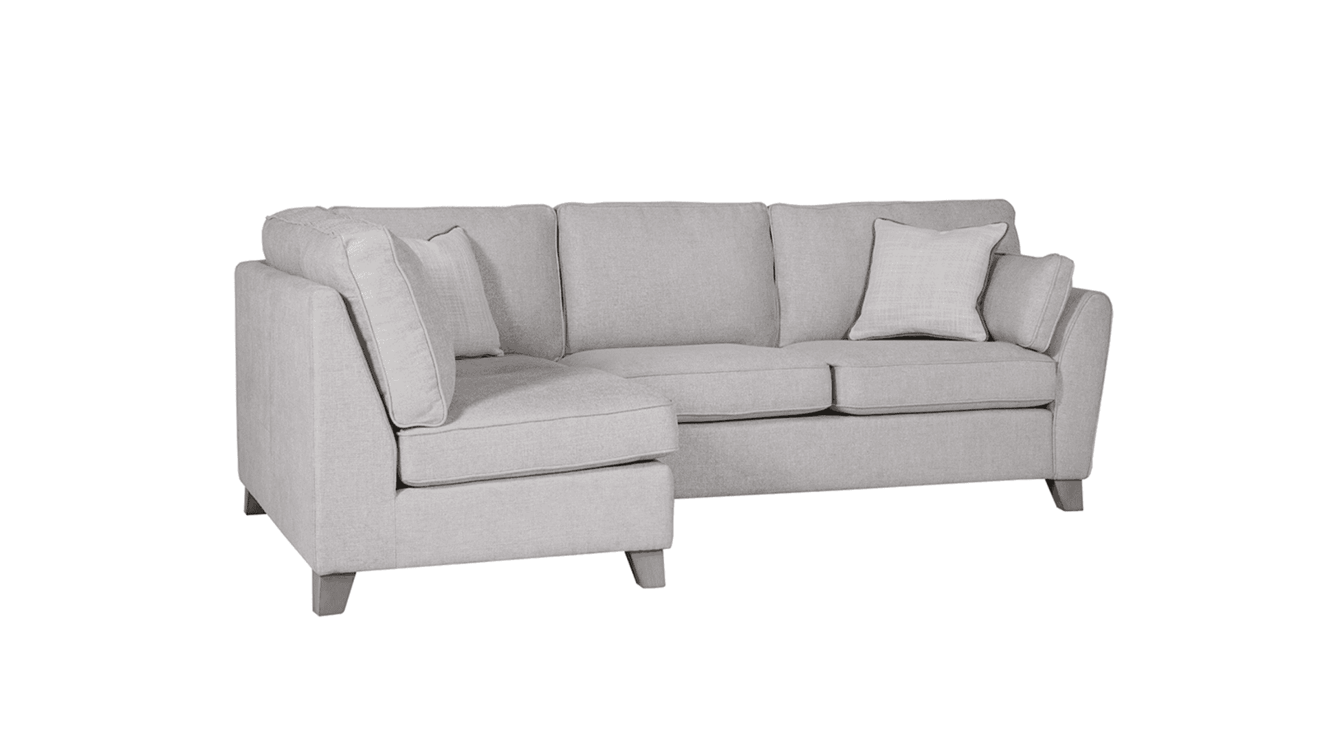 Cantrell Corner Group Sofa - Light Grey - Image 2