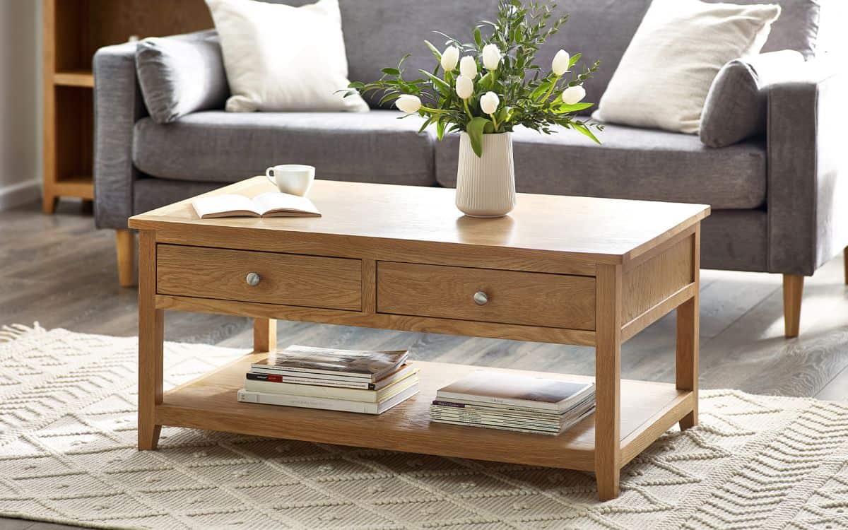 Malcolm Coffee Table - Oak | Buy Online | Beds.ie