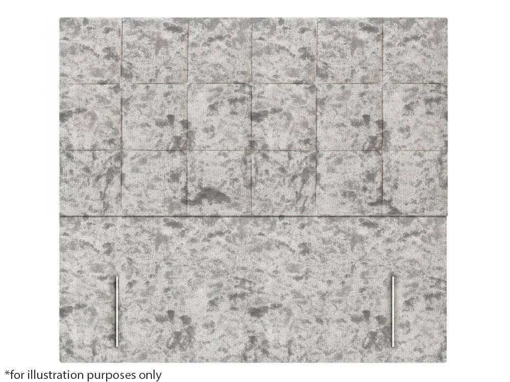 Apollo 2ft6 Venice Headboard - Glitz Silver | Buy Online | Beds.ie