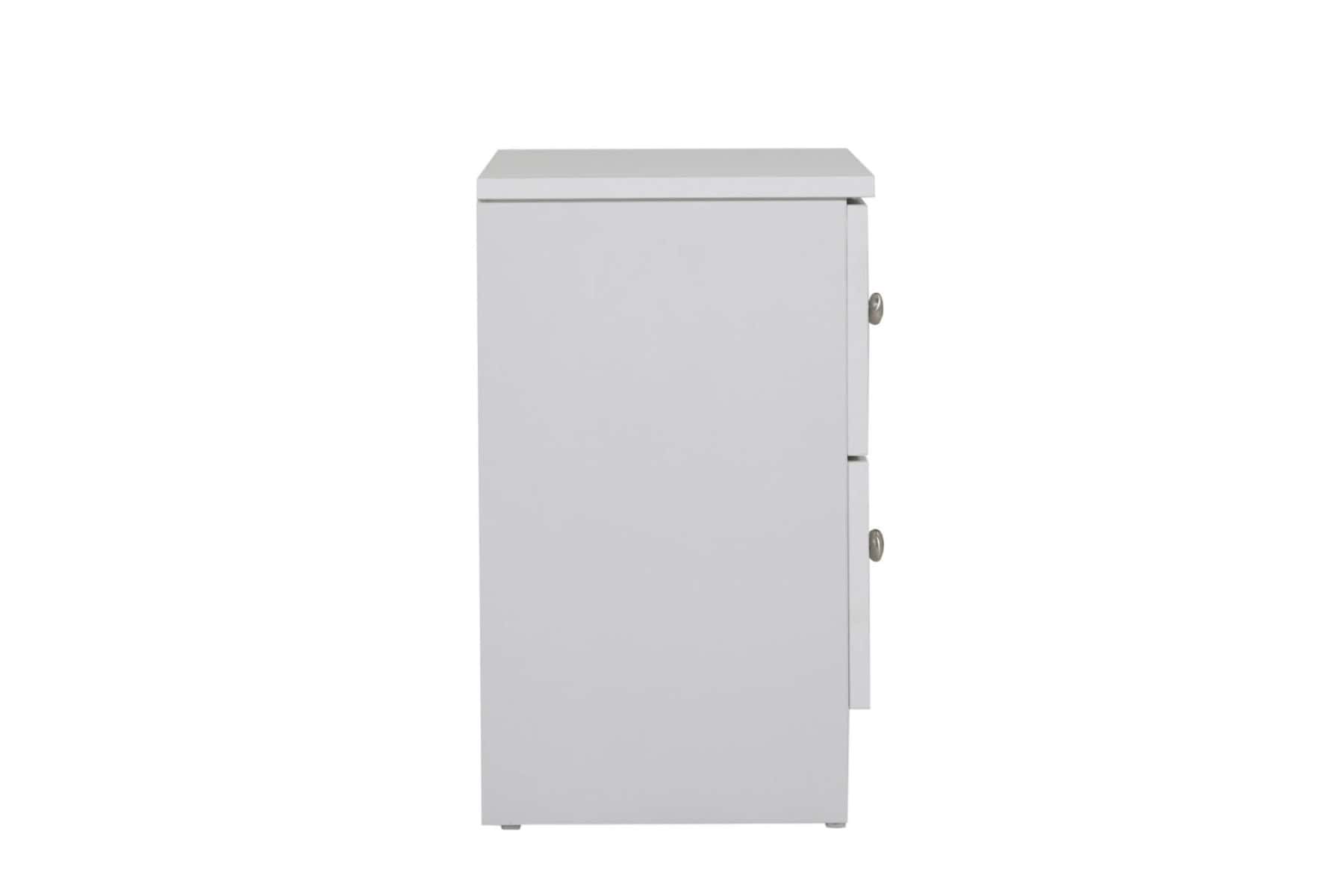 Levi 2 Drawer Bedside - Light Grey - Image 4