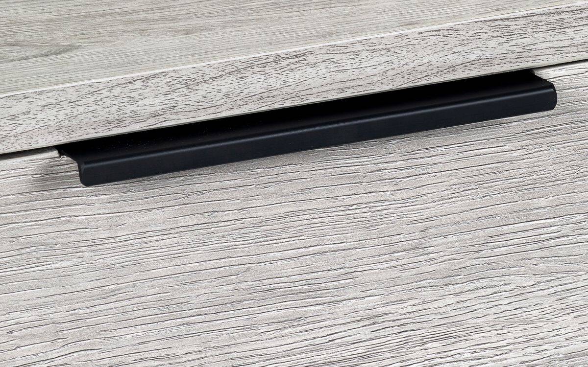 Batu 1 Drawer Bedside - Grey Oak - Image 6