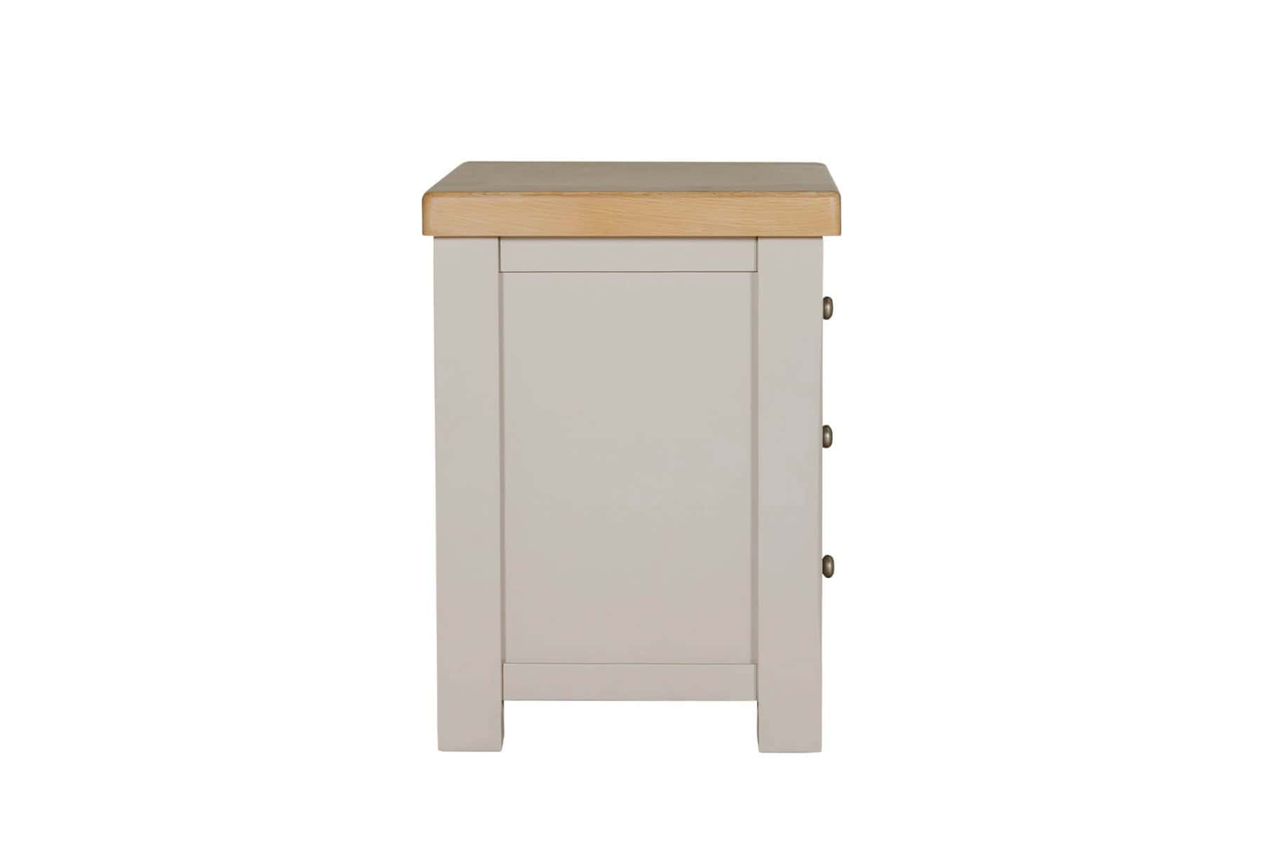 Doune Bedside Table - Taupe - Image 4
