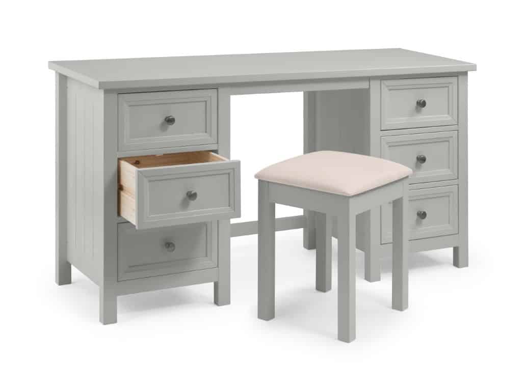 Braid Dressing Table - Dove Grey - Image 4