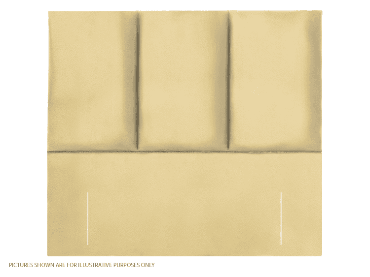 Apollo 3ft6 Monaco Headboard - Velvet Cream | Buy Online | Beds.ie