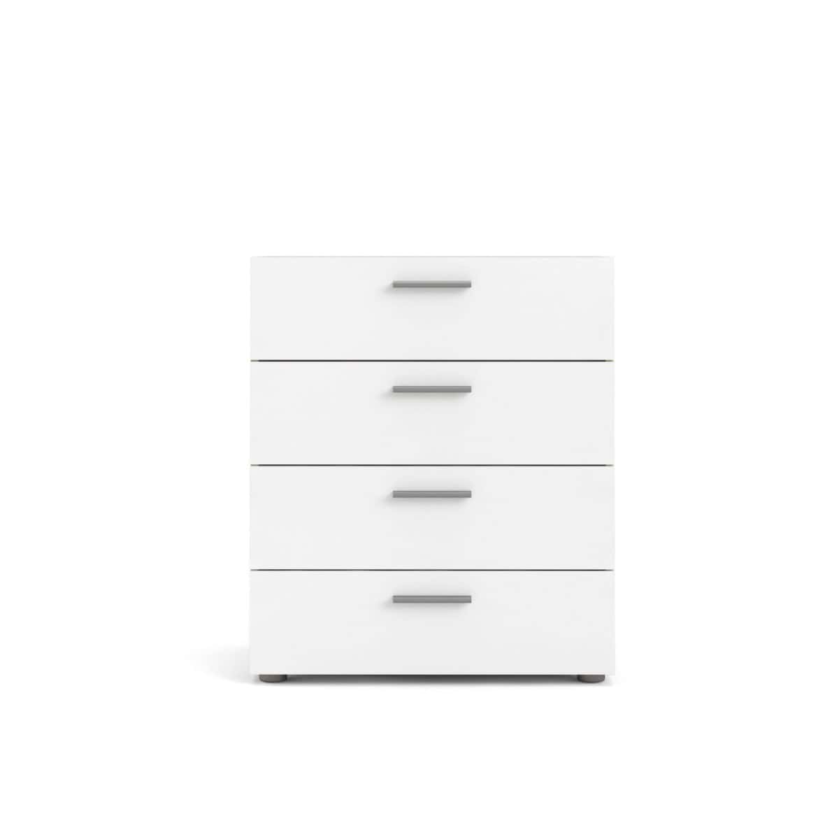 Pepe 4 Drawer Chest - Oak with White High Gloss | Buy Online | Beds.ie