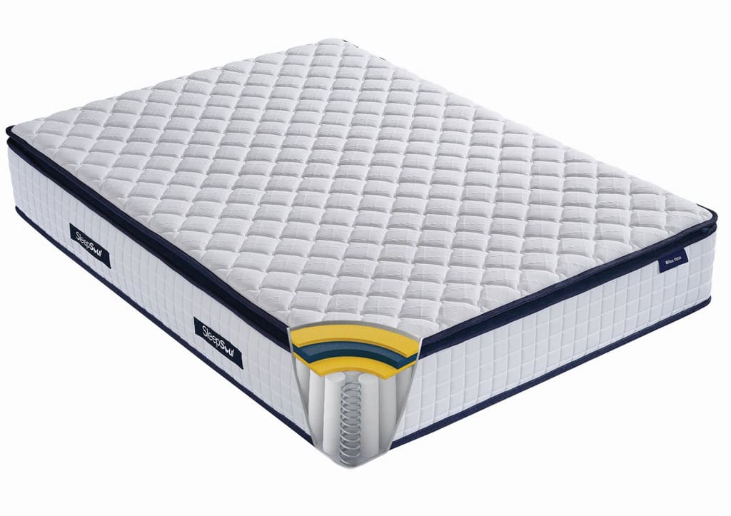 Sleepsoul 4ft6 Bliss 1500 Pocket Mattress - Image 4